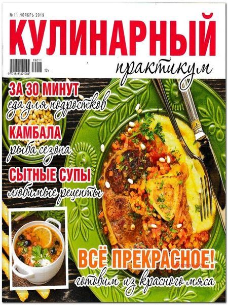 Журнал с рецептами блюд Кулинарный практикум №11 